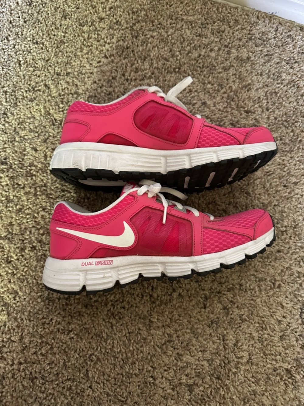 Nike Pink Dual Fusion Women's Running Shoes